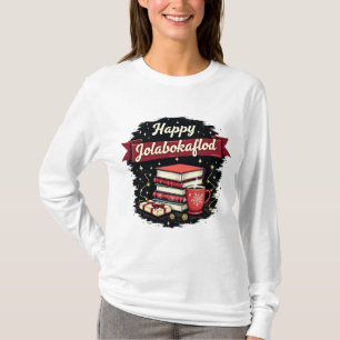 Camiseta Convite Feliz Jolabokaflod Giftholida