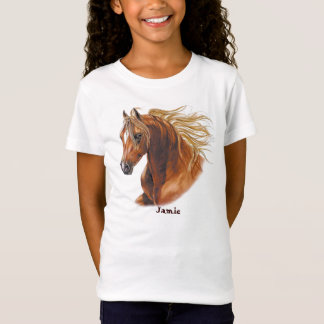 Camiseta Convites e cartões personalizados do cavalo