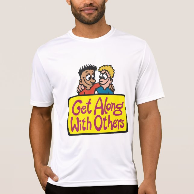 Camiseta Conviver com os Outros Amizade e Unidade (Frente)
