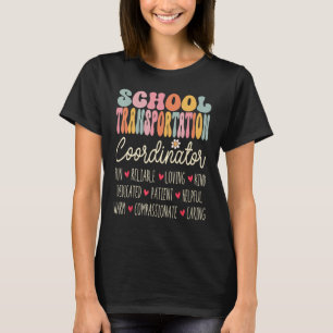 Camiseta Coo de Transporte Escolar de Escolas de Monitorame