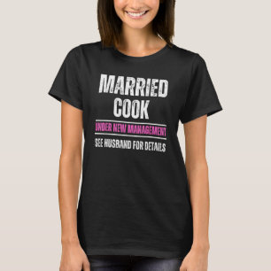Camiseta Cook casado sob nova direção ver marido
