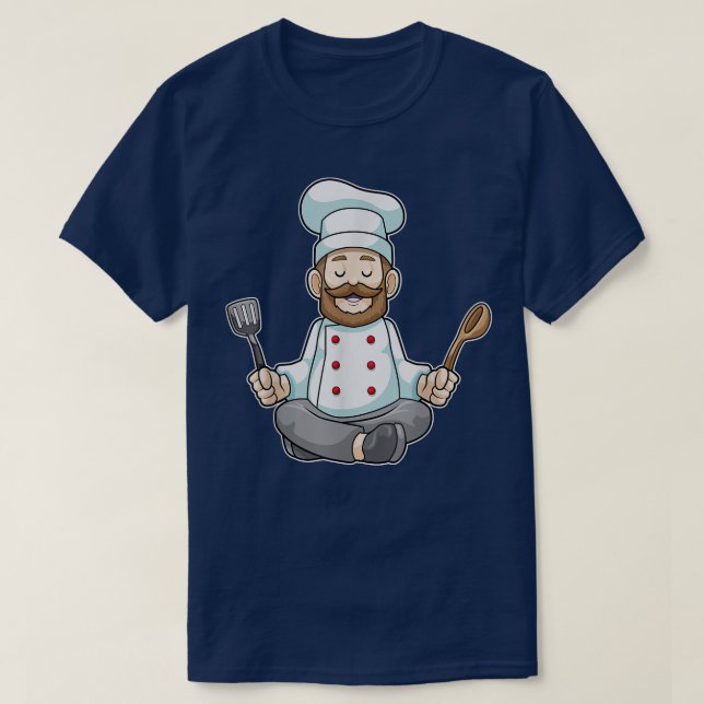 Camiseta Cook Chef - Cozinhar de chapéu (Frente do Design)