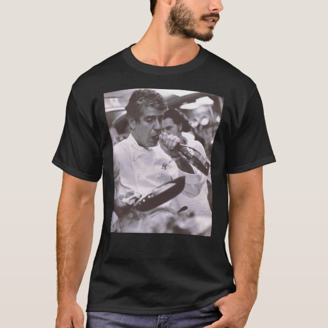 Camiseta Cook E Cerveja Aberta - Anthony bourdain Classic T (Frente)