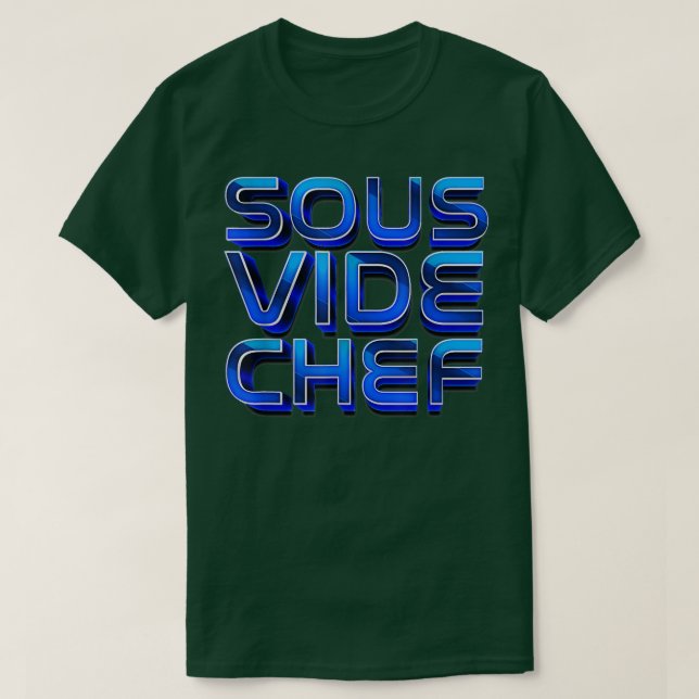 Camiseta Cook I Sous Vide Chef I Cozinhar Kitchen Cook Hobb (Frente do Design)