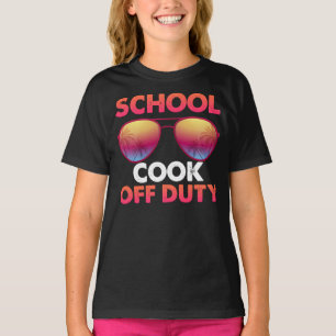Camiseta Cook Off Duty Happy No Dia Passado Da Soma Escolar