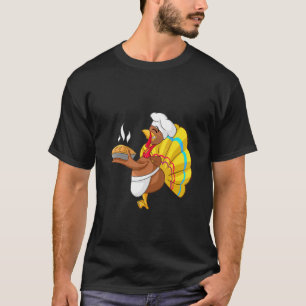 Camiseta Cook Turquia Cozinhar Pie Cute Ação de Graças