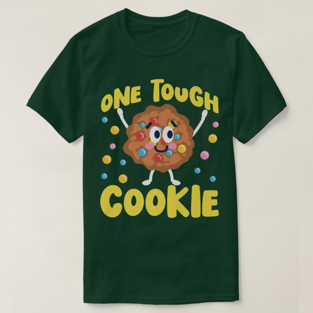 Camiseta Cookie assar Um Cookie Duro (Frente do Design)