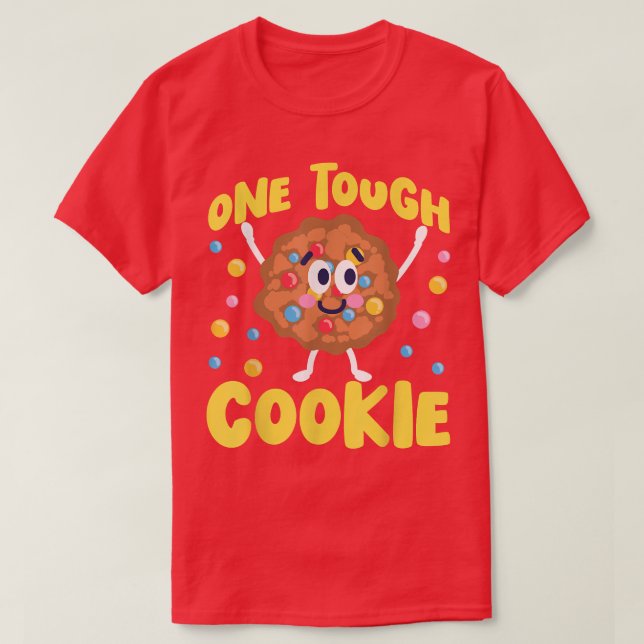 Camiseta Cookie assar Um Cookie Duro (Frente do Design)