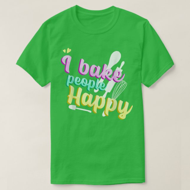 Camiseta Cookie Baker Chef Assar Peo (Frente do Design)