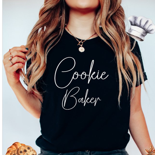 Camiseta Cookie Baker T-Shirt (Criador carregado)