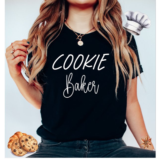 Camiseta Cookie Baker T-Shirt (Criador carregado)