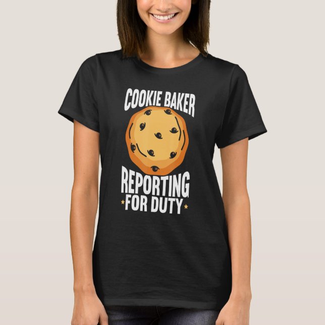 Camiseta Cookie Baking Baker (Frente)