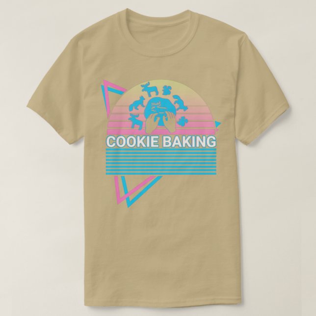 Camiseta Cookie Baking Baker Retro (Frente do Design)