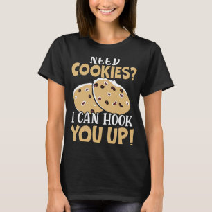 Camiseta Cookie Baking Cookie Dealer Sweet Dessert Baker