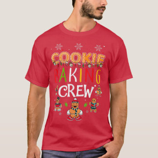 Camiseta Cookie Baking Crew Casamento de Pão de Natal