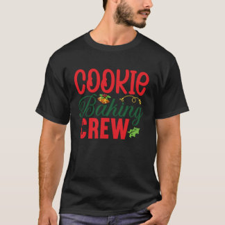 Camiseta Cookie Baking Crew Christmas Gingerbread