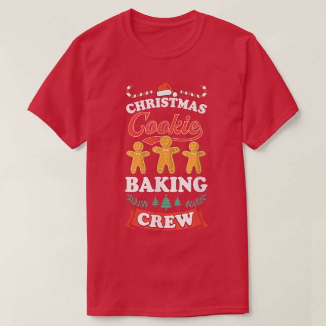 Camiseta Cookie Baking Crew Correspondente Baker Ginger (Frente do Design)