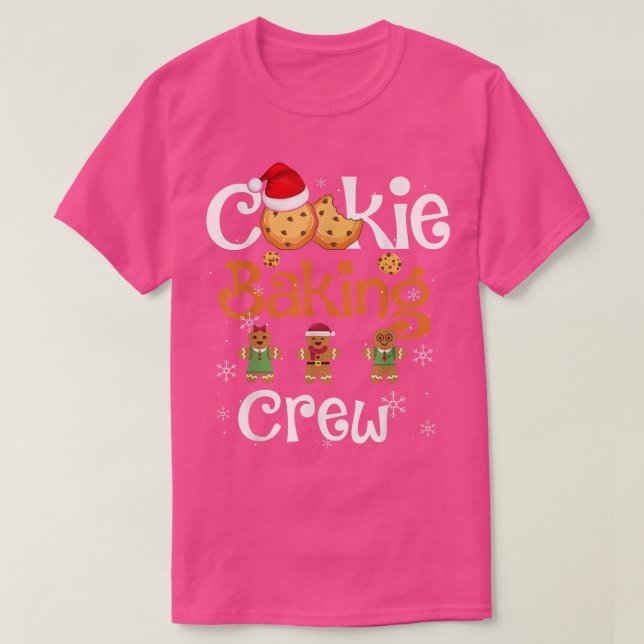 Camiseta Cookie Baking Crew Cute (Frente do Design)
