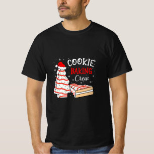 Camiseta Cookie Baking Crew Engraçado Natal