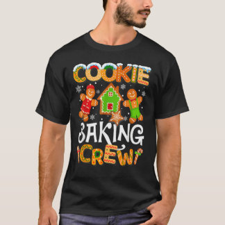 Camiseta Cookie Baking Crew Family Christmas Gingerbread Te