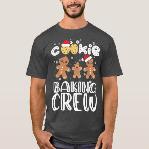 Camiseta Cookie Baking Crew Family Papais noeis Natal Ginge