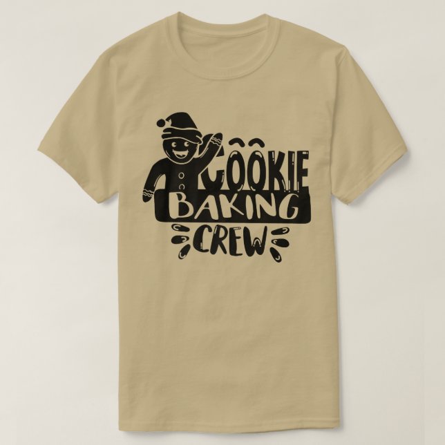 Camiseta Cookie Baking Crew Funny Family  (Frente do Design)