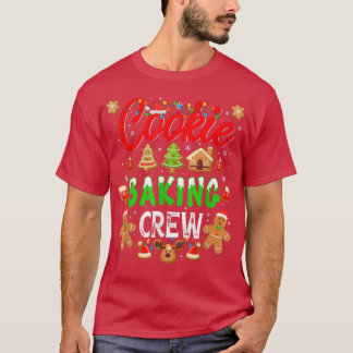 Camiseta Cookie Baking Crew Gingerbird Natal 989