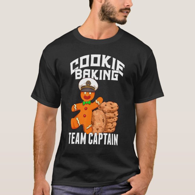 Camiseta Cookie Baking Crew   Gingerbread Baking Team Capta (Frente)
