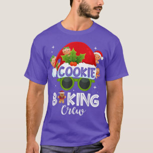 Camiseta Cookie Baking Crew Natal Engraçado Gingerpão Tea