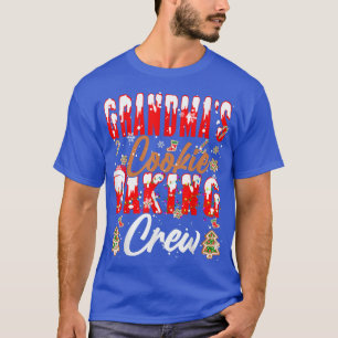 Camiseta Cookie Baking Crew Papais noeis de Natal da vovó C
