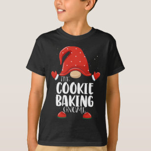 Camiseta Cookie Baking Gnome Matching Family Christmas Paja