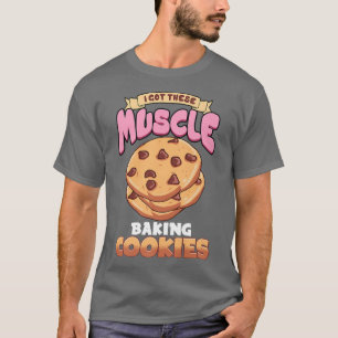 Camiseta Cookie Baking Lover Design para pastelaria