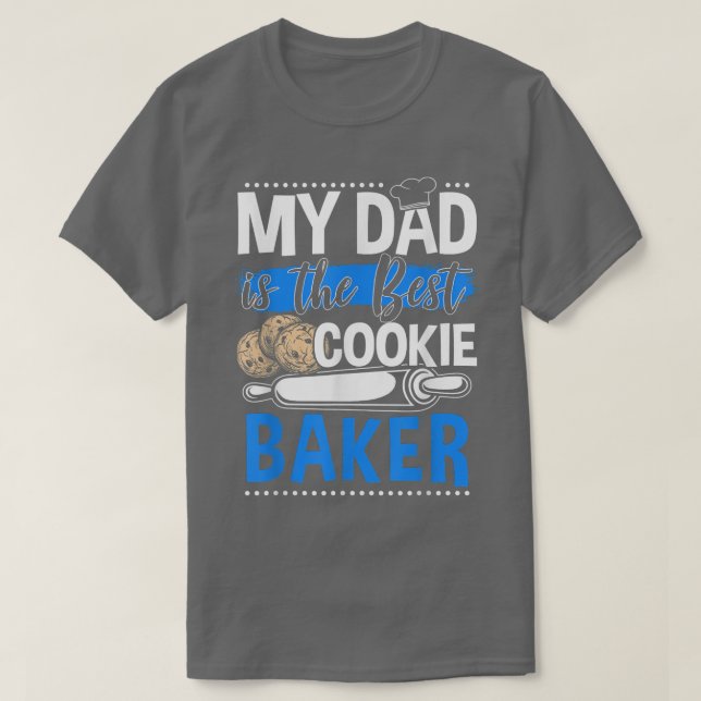 Camiseta Cookie Baking Outfit Cookie Lover Baker Pai (Frente do Design)