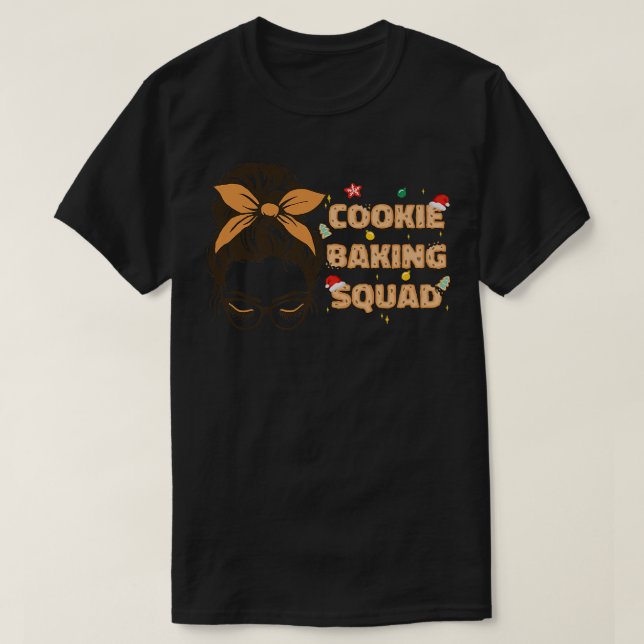 Camiseta Cookie Baking Squad Cute Messy Family Match (Frente do Design)