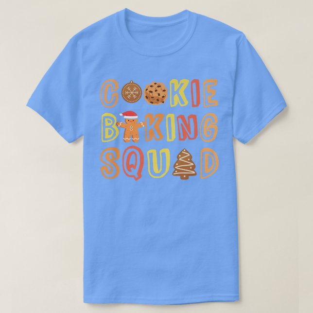 Camiseta Cookie Baking Squad Gingercake Man Assar (Frente do Design)