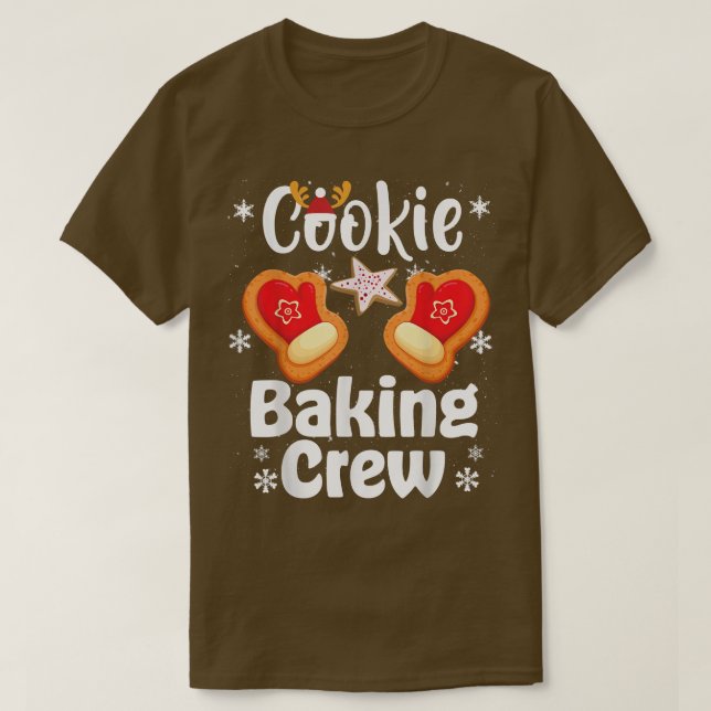 Camiseta Cookie Baking Team Captain Christmas bakers Ginger (Frente do Design)
