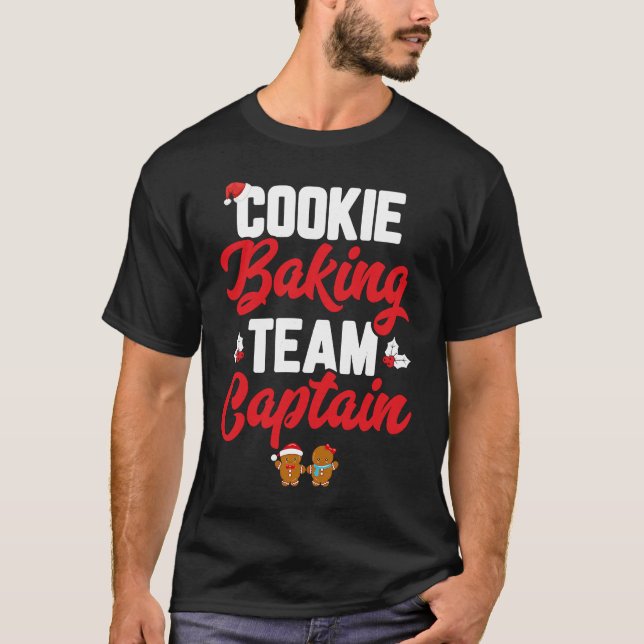 Camiseta Cookie Baking Team Captain Funny Matching Family C (Frente)