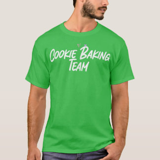 Camiseta Cookie Baking Team Engraçado Amor Corações Bonitos