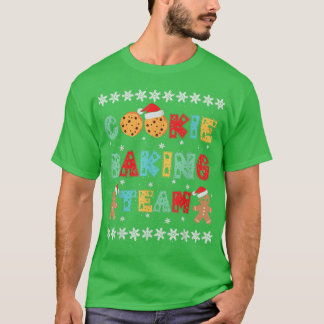 Camiseta Cookie Baking Team Gingerbis Men com chapéus de Na