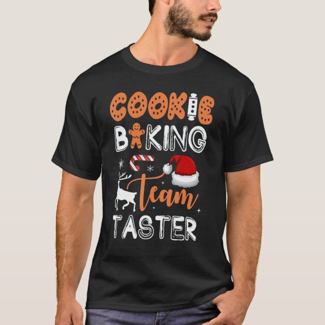 Camiseta Cookie Baking Team Taster  Matching Family Christm (Frente)