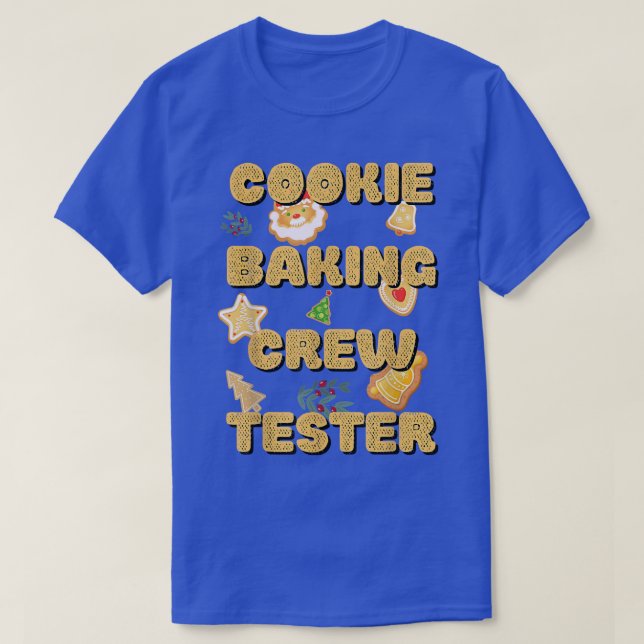Camiseta Cookie Baking Team Tester Capitão Fama (Frente do Design)