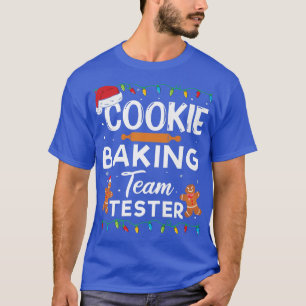 Camiseta Cookie Baking Team Tester Gingerbird Cristo Engraç