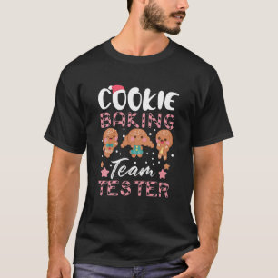Camiseta Cookie Baking Team Tester Gingerpão Fu