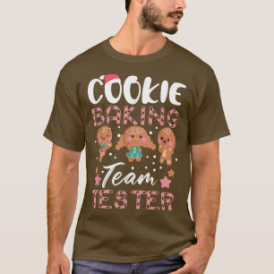 Camiseta Cookie Baking Team Tester Gingerpão Fu