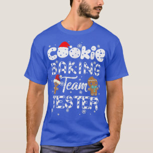 Camiseta Cookie Baking Team Tester Gingerpão Natal 11