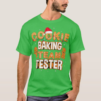 Camiseta Cookie Baking Team Tester Natal 126