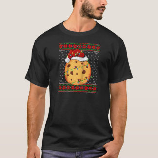 Camiseta Cookie Christmas Lights Ugly Sweater Papais noeis
