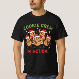 Camiseta Cookie Crew in Action – Christmas Baking Fun Shirt