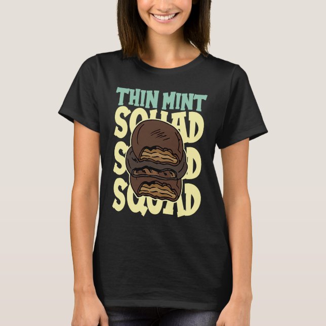 Camiseta Cookie de cozinha fina com esquadra fina (Frente)