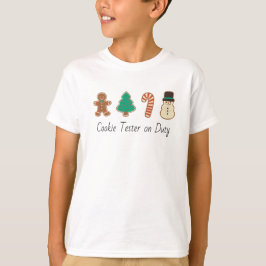 Camiseta Cookie de Natal da Família Correspondente